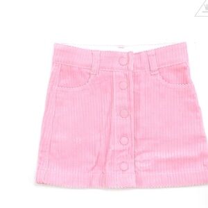 Pink Corduroy Mini Skirt by Stella McCartney. NWT